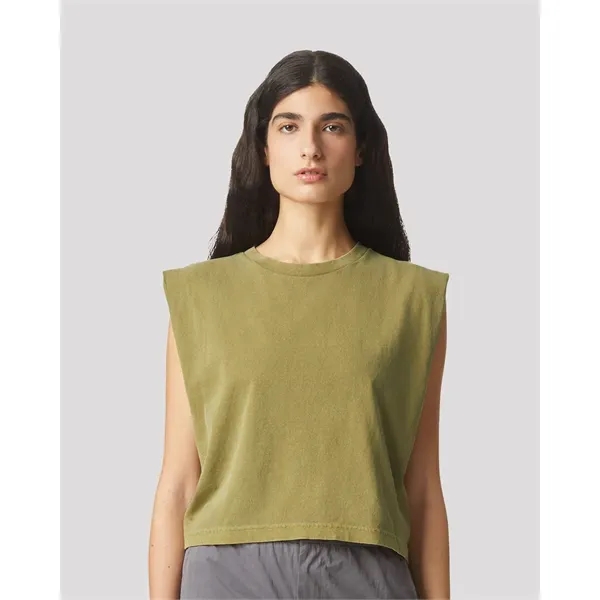 American Apparel Women's Garment-Dyed Heavyweight Muscle Tee - American Apparel Women's Garment-Dyed Heavyweight Muscle Tee - Image 0 of 12