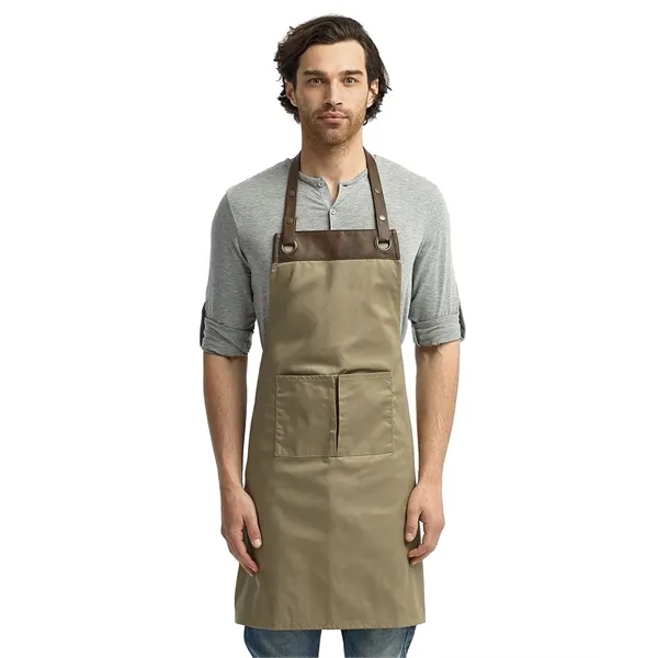 Artisan Collection by Reprime Espresso Bib Apron with Pocket - Artisan Collection by Reprime Espresso Bib Apron with Pocket - Image 0 of 4