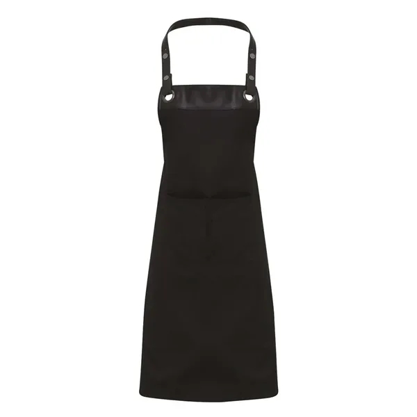 Artisan Collection by Reprime Espresso Bib Apron with Pocket - Artisan Collection by Reprime Espresso Bib Apron with Pocket - Image 1 of 4