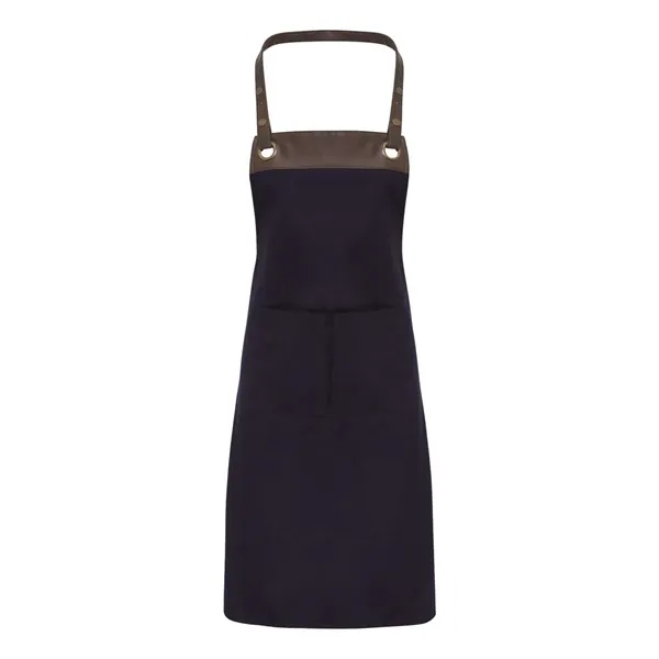 Artisan Collection by Reprime Espresso Bib Apron with Pocket - Artisan Collection by Reprime Espresso Bib Apron with Pocket - Image 3 of 4