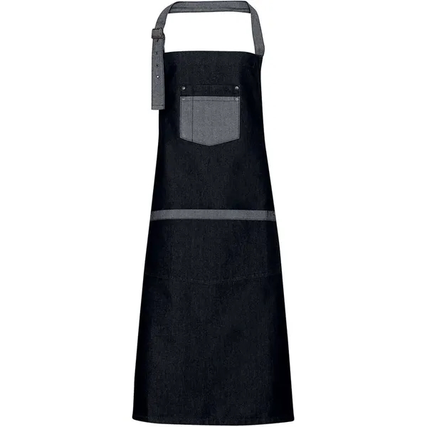 Artisan Collection by Reprime Domain Contrast Denim Bib A... - Artisan Collection by Reprime Domain Contrast Denim Bib A... - Image 1 of 2