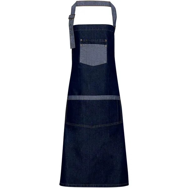 Artisan Collection by Reprime Domain Contrast Denim Bib A... - Artisan Collection by Reprime Domain Contrast Denim Bib A... - Image 2 of 2