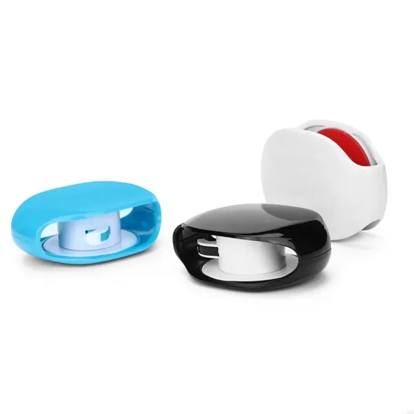 Custom Retractable Cord Winder Promotional Cable Organizer - Custom Retractable Cord Winder Promotional Cable Organizer - Image 5 of 5