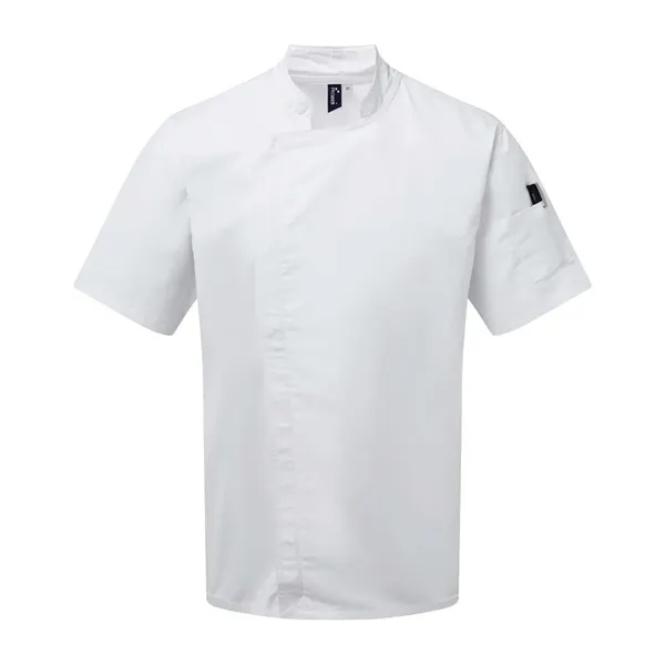 Artisan Collection by Reprime Unisex Zip-Close Short Slee... - Artisan Collection by Reprime Unisex Zip-Close Short Slee... - Image 2 of 2