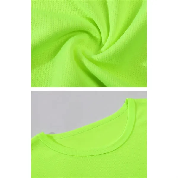 Sports running swim men's short sleeve quick dry T-shirt - Sports running swim men's short sleeve quick dry T-shirt - Image 2 of 4