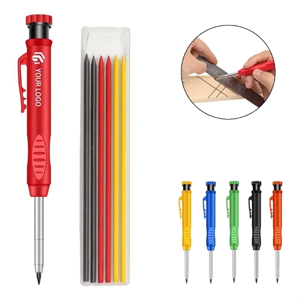 Long nosed deep hole solid construction carpenter pencil - Long nosed deep hole solid construction carpenter pencil - Image 0 of 4