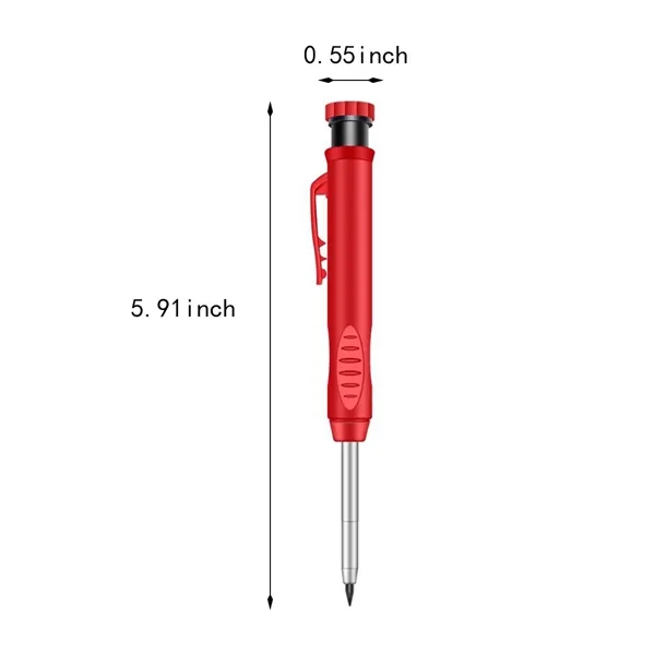Long nosed deep hole solid construction carpenter pencil - Long nosed deep hole solid construction carpenter pencil - Image 1 of 4