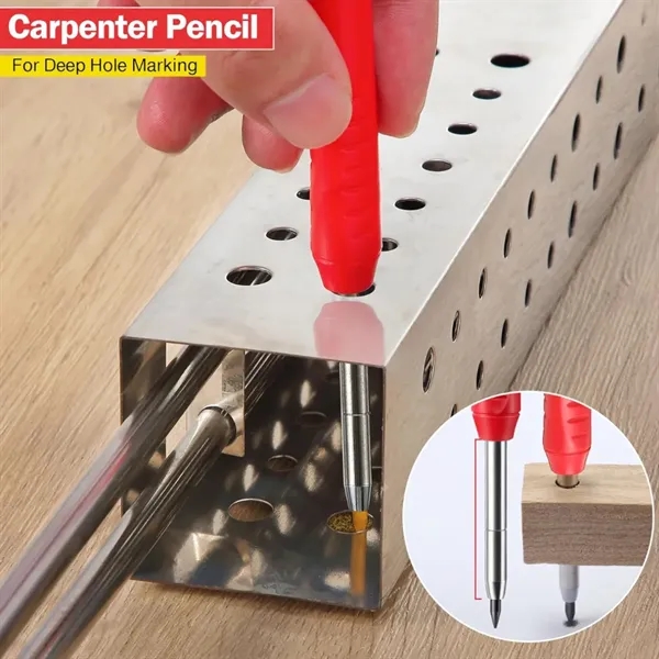 Long nosed deep hole solid construction carpenter pencil - Long nosed deep hole solid construction carpenter pencil - Image 3 of 4