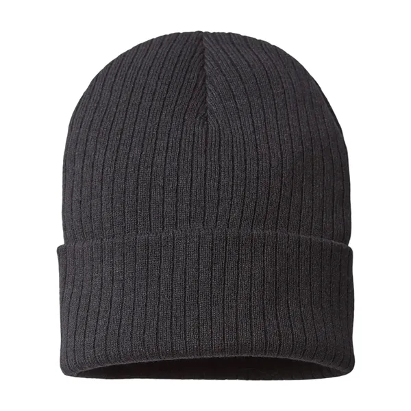 Atlantis Headwear Sustainable Rib Cuffed Beanie - Atlantis Headwear Sustainable Rib Cuffed Beanie - Image 4 of 22
