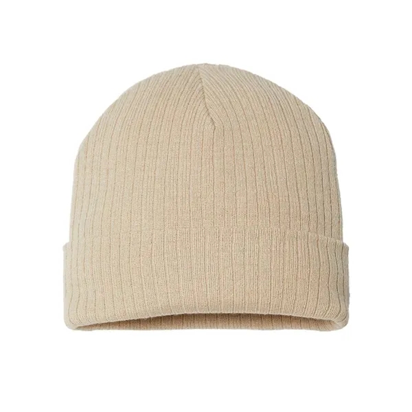 Atlantis Headwear Sustainable Rib Cuffed Beanie - Atlantis Headwear Sustainable Rib Cuffed Beanie - Image 10 of 22