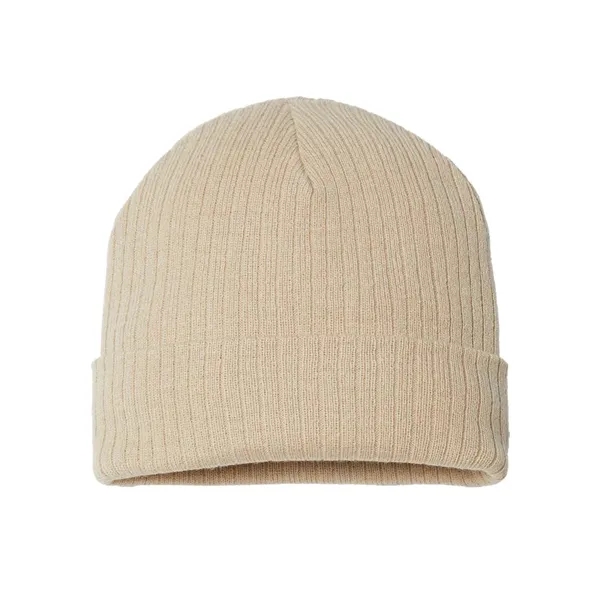 Atlantis Headwear Sustainable Rib Cuffed Beanie - Atlantis Headwear Sustainable Rib Cuffed Beanie - Image 11 of 22