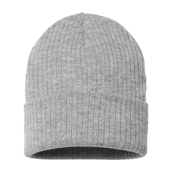 Atlantis Headwear Sustainable Rib Cuffed Beanie - Atlantis Headwear Sustainable Rib Cuffed Beanie - Image 15 of 22