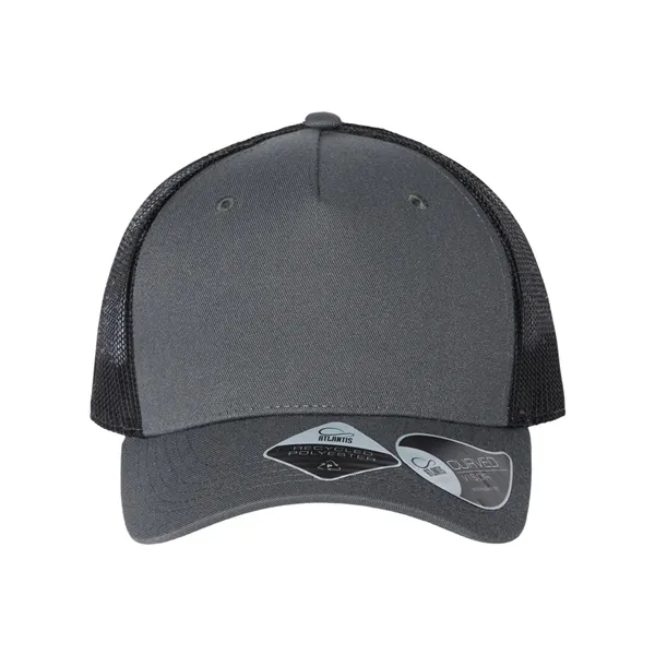Atlantis Headwear Sustainable Five-Panel Trucker Cap - Atlantis Headwear Sustainable Five-Panel Trucker Cap - Image 7 of 20
