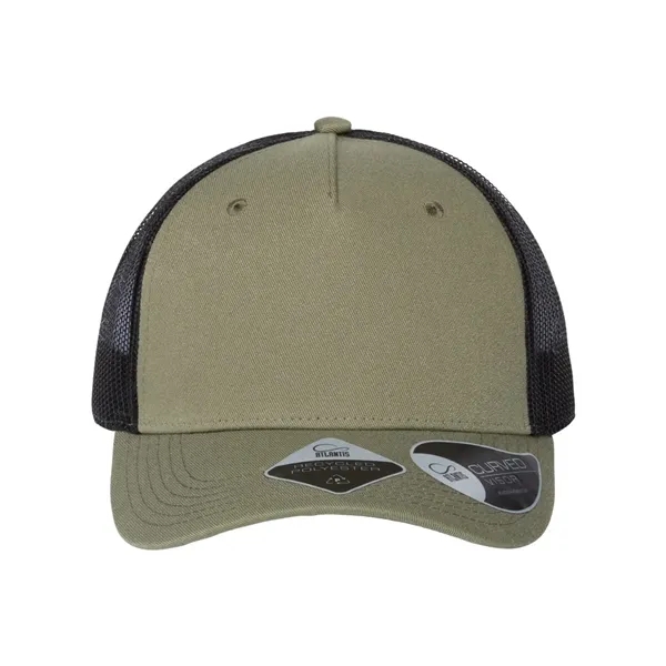 Atlantis Headwear Sustainable Five-Panel Trucker Cap - Atlantis Headwear Sustainable Five-Panel Trucker Cap - Image 15 of 20