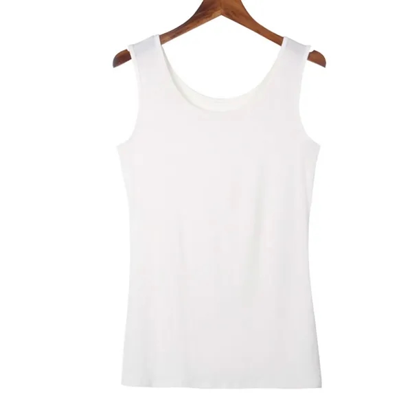 Womens Sleeveless Slim Fit Ribbed Top - Womens Sleeveless Slim Fit Ribbed Top - Image 5 of 5