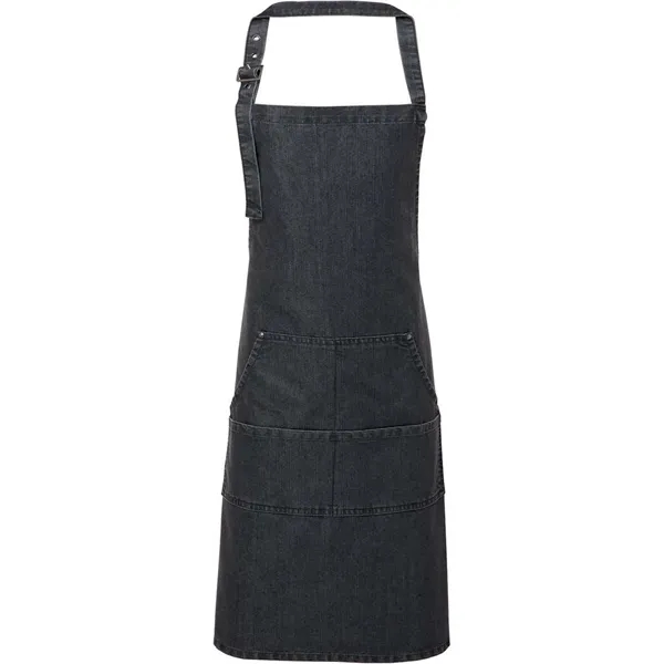 Custom Artisan Collection by Reprime Jeans Stitch Denim Bib Apron