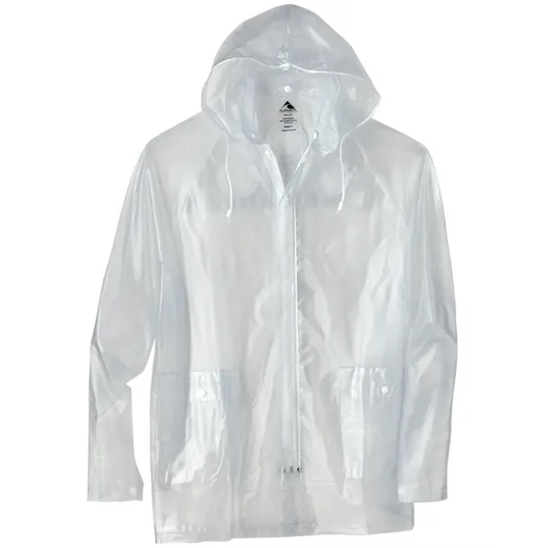 Augusta Sportswear Men's Clear Hooded Rain Jacket - Augusta Sportswear Men's Clear Hooded Rain Jacket - Image 0 of 1