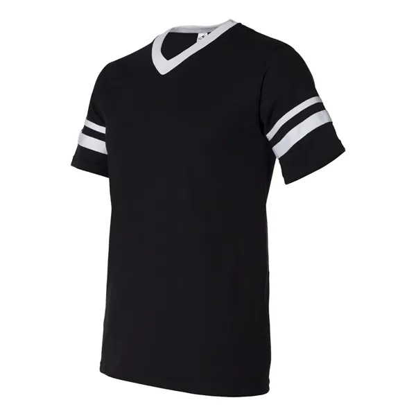 Augusta Sportswear V-Neck Jersey with Striped Sleeves - Augusta Sportswear V-Neck Jersey with Striped Sleeves - Image 6 of 72