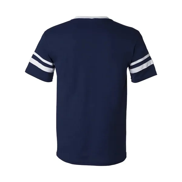 Augusta Sportswear V-Neck Jersey with Striped Sleeves - Augusta Sportswear V-Neck Jersey with Striped Sleeves - Image 36 of 72