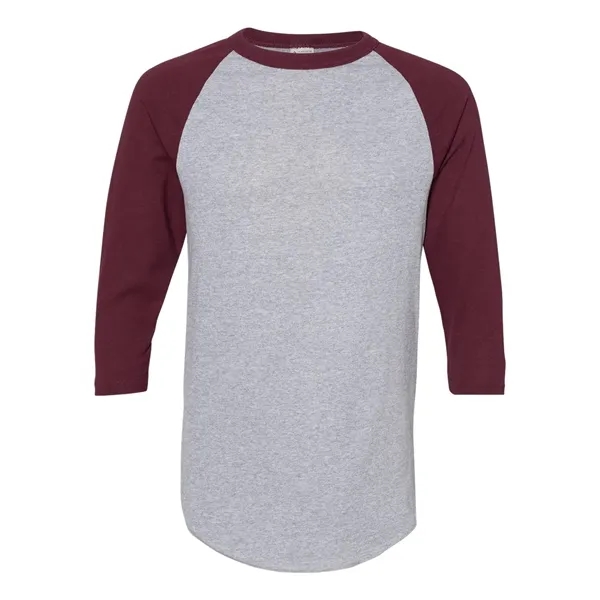 Augusta Sportswear Unisex Three-Quarter Raglan Sleeve Bas... - Augusta Sportswear Unisex Three-Quarter Raglan Sleeve Bas... - Image 5 of 29