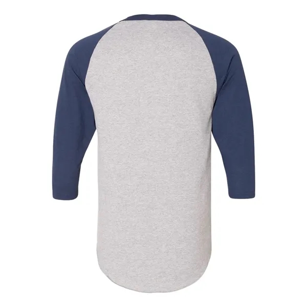 Augusta Sportswear Unisex Three-Quarter Raglan Sleeve Bas... - Augusta Sportswear Unisex Three-Quarter Raglan Sleeve Bas... - Image 8 of 29
