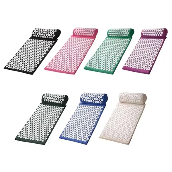 Acupressure Mat and Pillow Massage Set - Acupressure Mat and Pillow Massage Set - Image 1 of 3