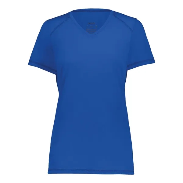 Augusta Sportswear Women's Super Soft-Spun Poly V-Neck T-... - Augusta Sportswear Women's Super Soft-Spun Poly V-Neck T-... - Image 5 of 10