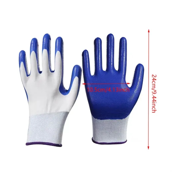 Construction Nitrile Coated Labor Protection Work Gloves - Construction Nitrile Coated Labor Protection Work Gloves - Image 1 of 6