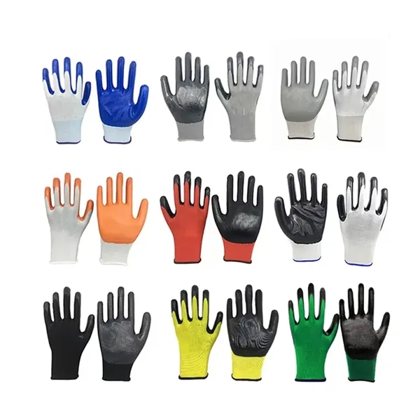 Construction Nitrile Coated Labor Protection Work Gloves - Construction Nitrile Coated Labor Protection Work Gloves - Image 2 of 6