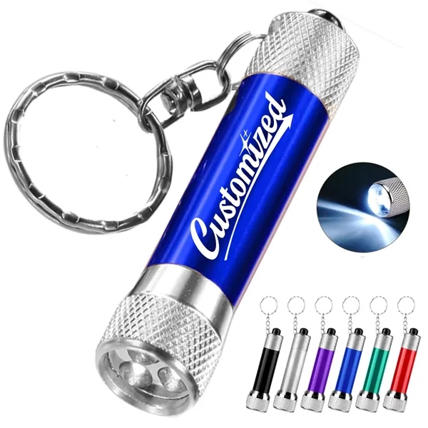 Custom LED Mini Flashlight Keychain - Custom LED Mini Flashlight Keychain - Image 0 of 4