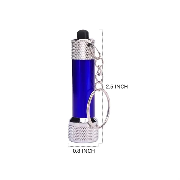 Custom LED Mini Flashlight Keychain - Custom LED Mini Flashlight Keychain - Image 1 of 4
