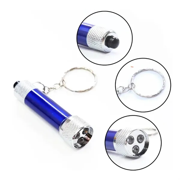 Custom LED Mini Flashlight Keychain - Custom LED Mini Flashlight Keychain - Image 3 of 4