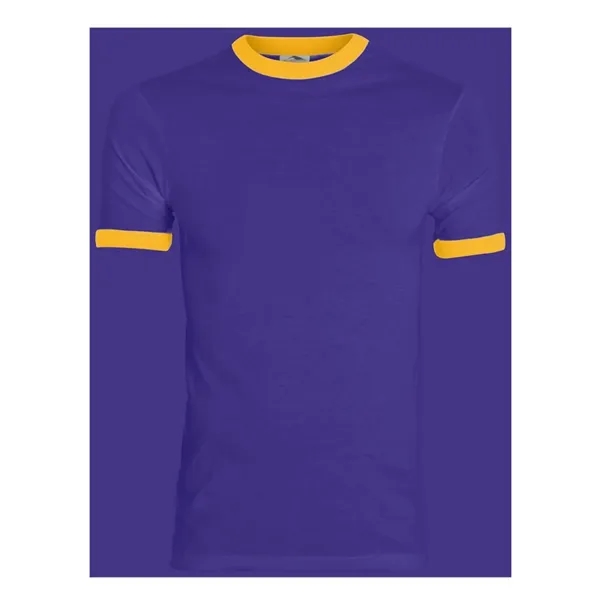 Augusta Sportswear Unisex 50/50 Ringer T-Shirt - Augusta Sportswear Unisex 50/50 Ringer T-Shirt - Image 36 of 58