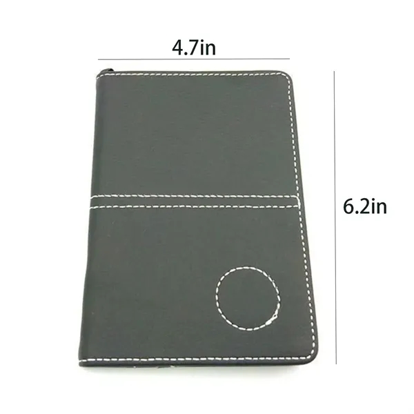 Leather Golf Wear Scorebook Course Outdoor Club Accessories - Leather Golf Wear Scorebook Course Outdoor Club Accessories - Image 1 of 4