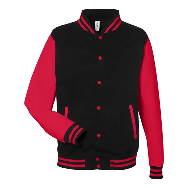 AWDis Unisex Letterman Jacket - AWDis Unisex Letterman Jacket - Image 7 of 20