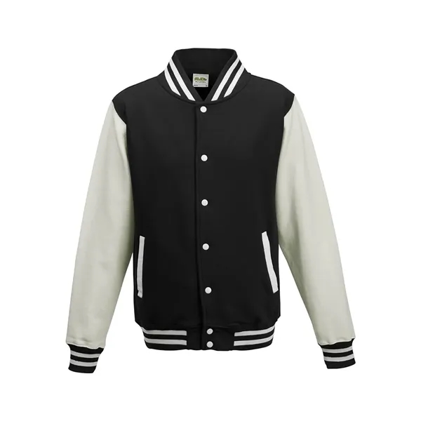 AWDis Youth Heavyweight Letterman Jacket - AWDis Youth Heavyweight Letterman Jacket - Image 1 of 10