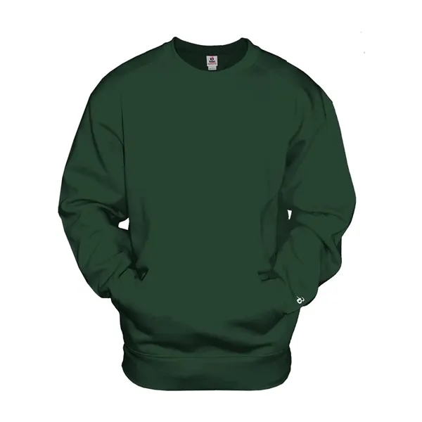 Badger Unisex Pocket Crewneck Sweatshirt
