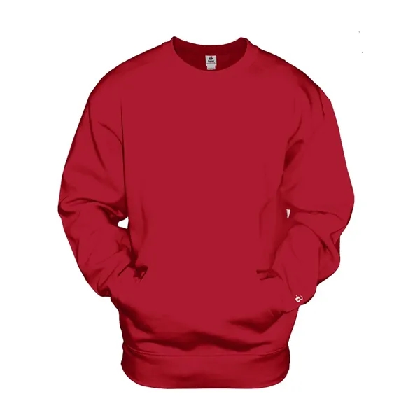 Badger Unisex Pocket Crewneck Sweatshirt