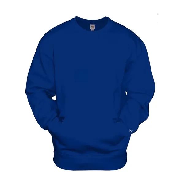 Badger Unisex Pocket Crewneck Sweatshirt