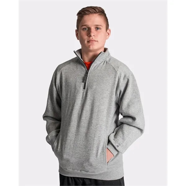 Badger Men's Quarter-Zip Sweatshirt - Badger Men's Quarter-Zip Sweatshirt - Image 0 of 18