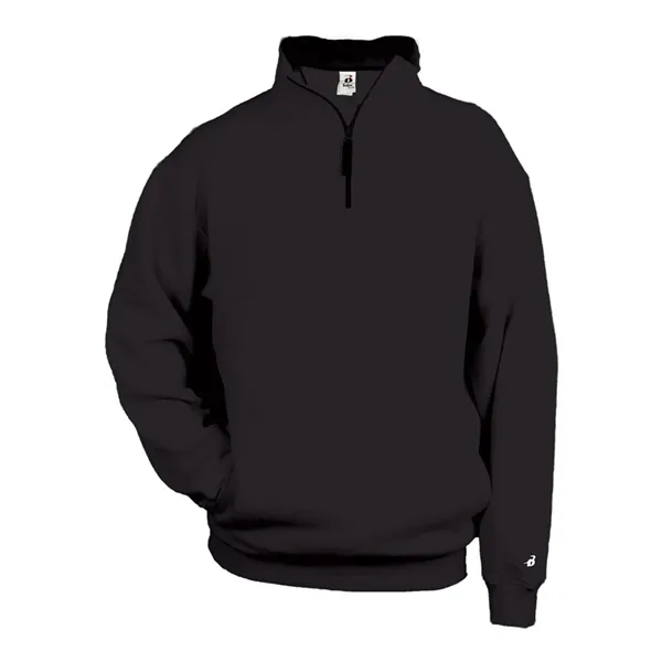 Badger Men's Quarter-Zip Sweatshirt - Badger Men's Quarter-Zip Sweatshirt - Image 1 of 18