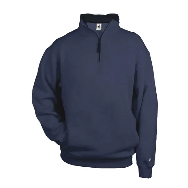 Badger Men's Quarter-Zip Sweatshirt - Badger Men's Quarter-Zip Sweatshirt - Image 7 of 18