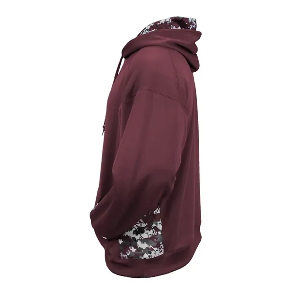 Badger Men's Digital Camo Colorblock Performance Fleece H... - Badger Men's Digital Camo Colorblock Performance Fleece H... - Image 23 of 39