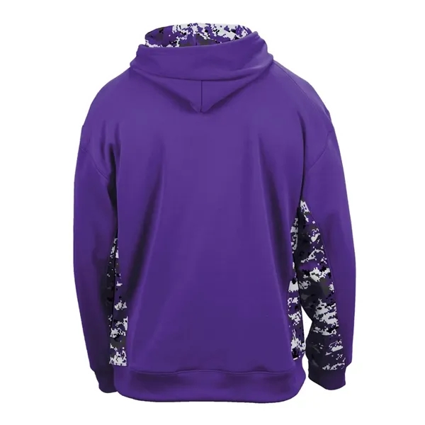 Badger Men's Digital Camo Colorblock Performance Fleece H... - Badger Men's Digital Camo Colorblock Performance Fleece H... - Image 30 of 39