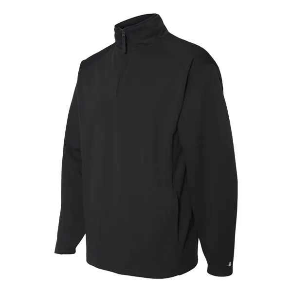 Badger Men's Performance Fleece Quarter-Zip Pullover - Badger Men's Performance Fleece Quarter-Zip Pullover - Image 2 of 34