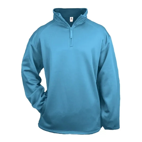 Badger Men's Performance Fleece Quarter-Zip Pullover - Badger Men's Performance Fleece Quarter-Zip Pullover - Image 4 of 34