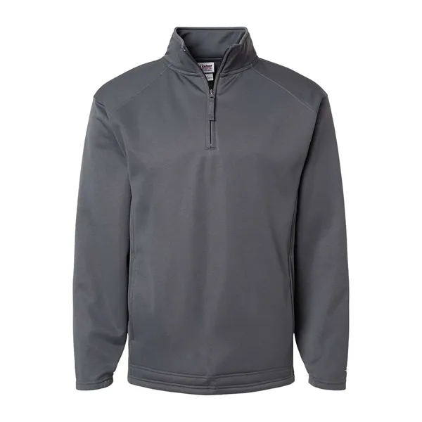 Badger Men's Performance Fleece Quarter-Zip Pullover - Badger Men's Performance Fleece Quarter-Zip Pullover - Image 10 of 34