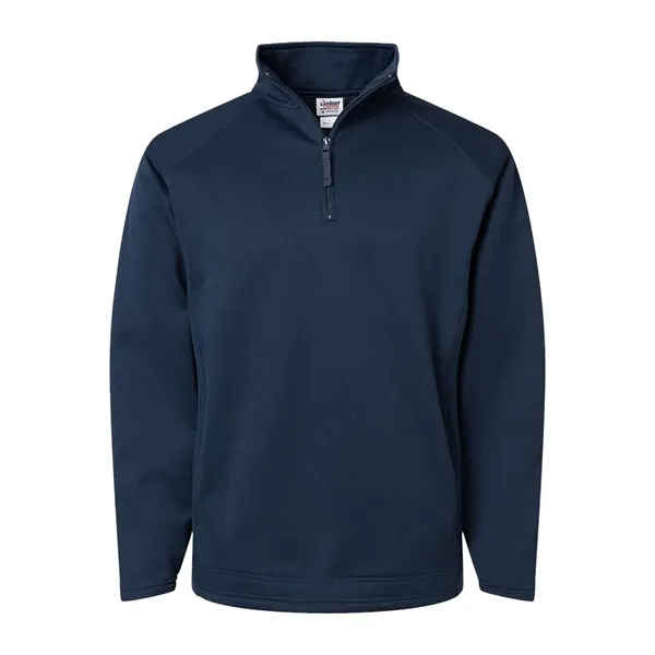 Badger Men's Performance Fleece Quarter-Zip Pullover - Badger Men's Performance Fleece Quarter-Zip Pullover - Image 14 of 34