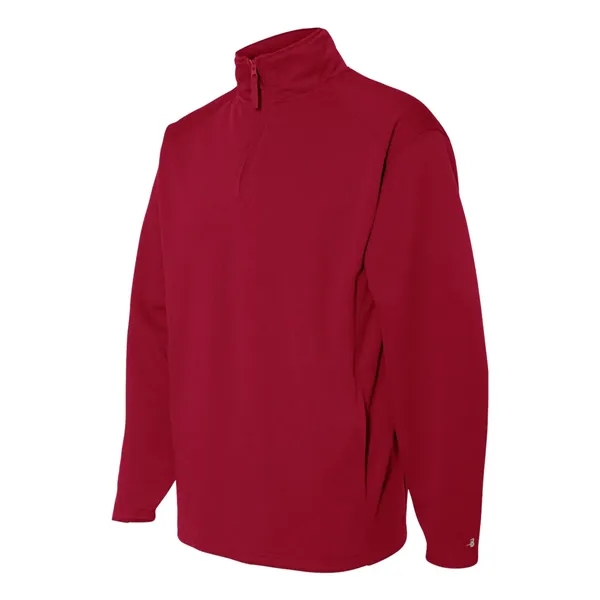 Badger Men's Performance Fleece Quarter-Zip Pullover - Badger Men's Performance Fleece Quarter-Zip Pullover - Image 21 of 34