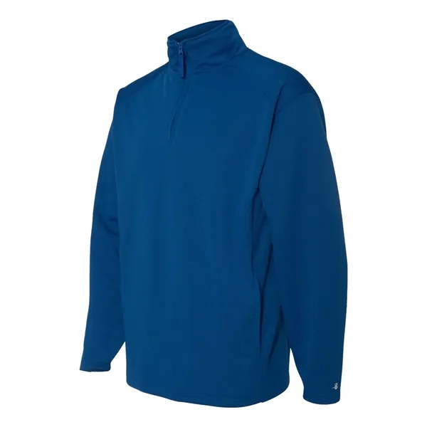 Badger Men's Performance Fleece Quarter-Zip Pullover - Badger Men's Performance Fleece Quarter-Zip Pullover - Image 25 of 34